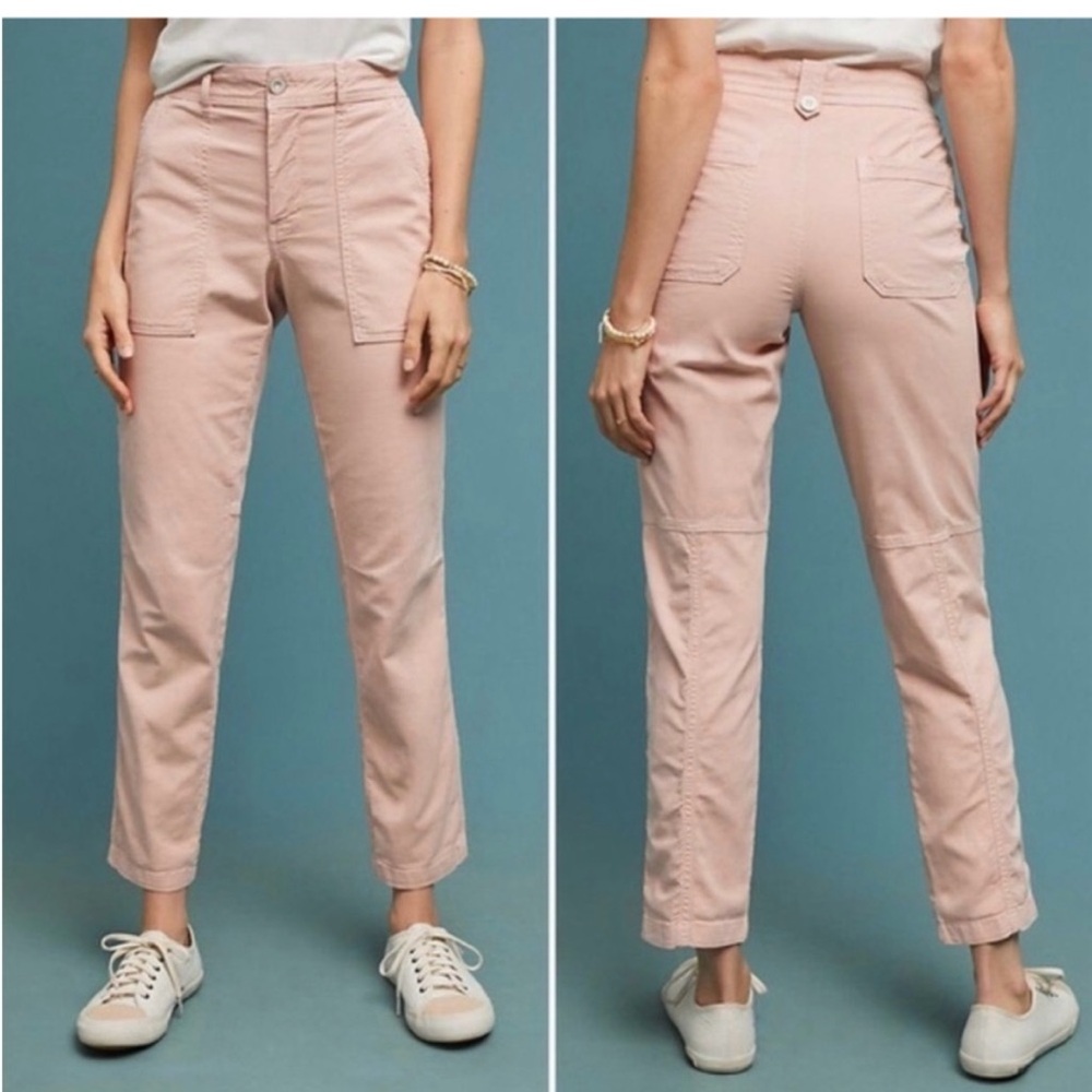 Anthropologie The Wanderer Pink Utility Cargo Pants Size 29
